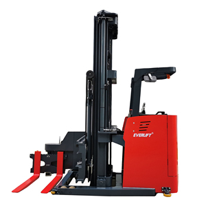 ナローアイルフォークリフト電気3ウェイパレットスタッカー1トン1.5トン<span class=keywords><strong>VNA</strong></span>フォークリフト (AGVシステム付き) オプションのリチウム電池