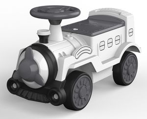 1〜5歳向けの音楽照明と収納ビンを備えた車の列車のスライドスクーターに乗る高品質の赤ちゃんの小さなおもちゃ - Product Image 4