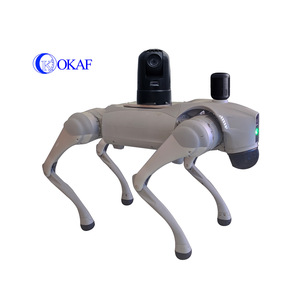 OKAF aeroporto metropolitana ad alta velocità ferrovia biomimentica quadrupede cane robot AI riconoscimento del volto pattuglia di sicurezza cane robot - Product Image 5