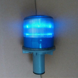 Nokin ไฟกระพริบสีฟ้า Led จราจรกรวยไฟแฟลชเตือนการจราจร