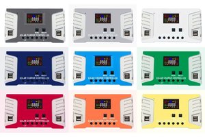 Kundenspezifisches farbiges hintergrundlicht display 4 USB-Pwm-Solarladeregler für Off-Grid - Product Image 5