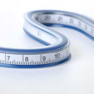 Bview Artフレキシブルプラスチックカーブ定規製図図面測定ツール - Product Image 3