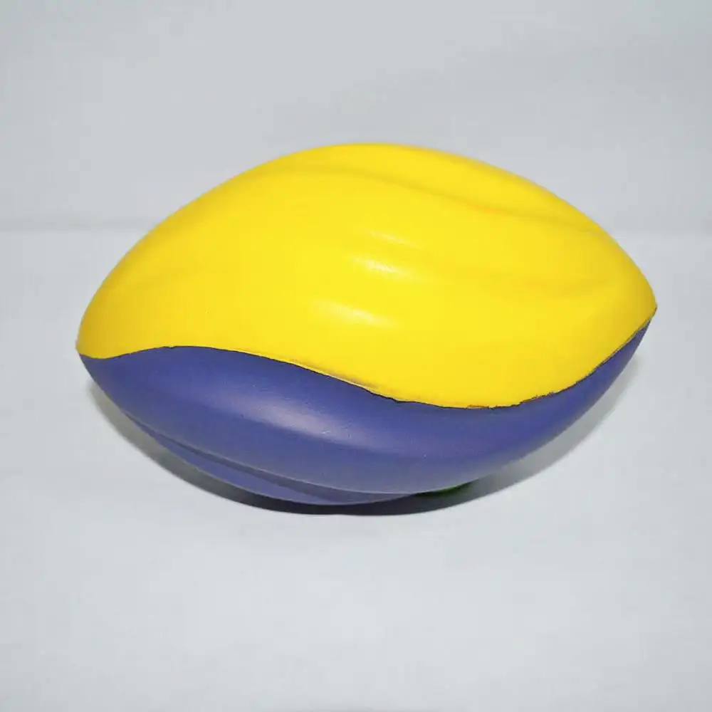 American footballshape pu foam stress ball ,rugby stress toy,pu rugby stress ball