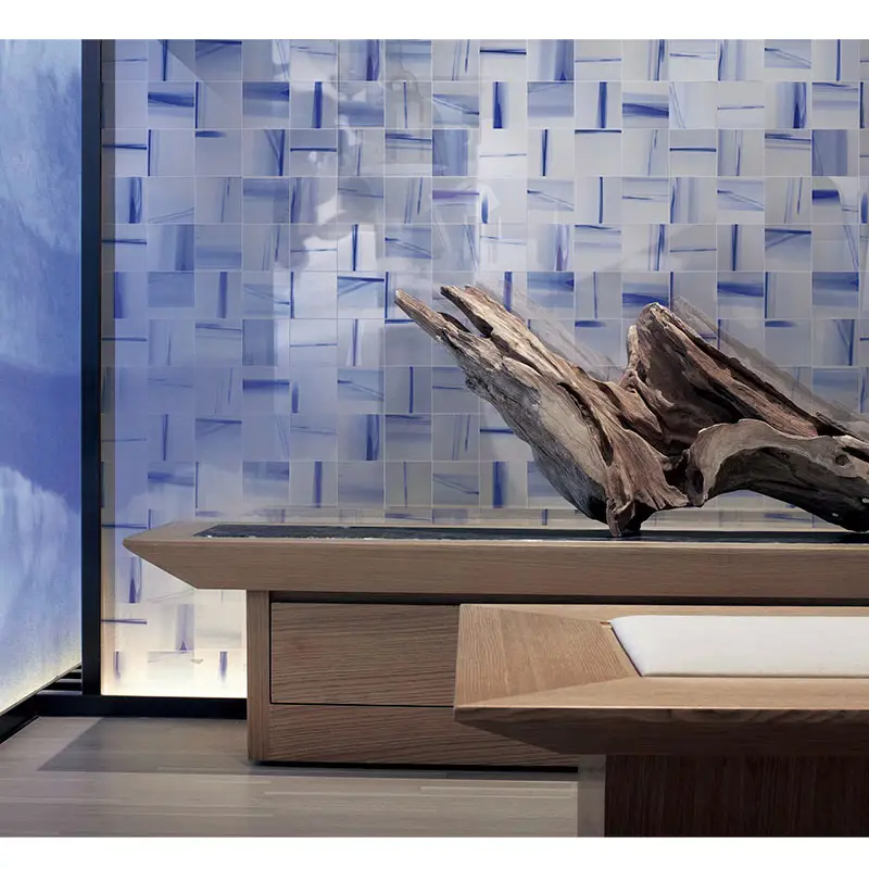 2022 novo design chinês estilo 15x15cm atacado preço azul cor parede de cerâmica e piso telha para banheiro/cozinha decoração