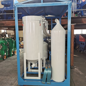 Kumlama ekipmanı otomatik kurtarma tozsuz vakum mobil kumlama makinesi - Product Image 3