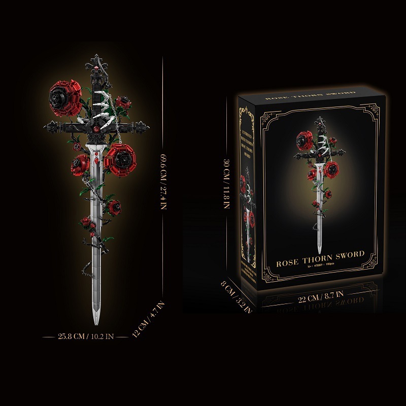 k70007-flowers and the sword-1141 pcs