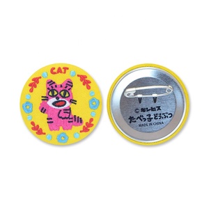 New Arrival Custom Button <strong>Badge</strong> Cute Round Shape Anime Hand Embroidery <strong>Badges</strong> <strong>Pakistan</strong> Cartoon Pin Button <strong>Badge</strong> for Gifts