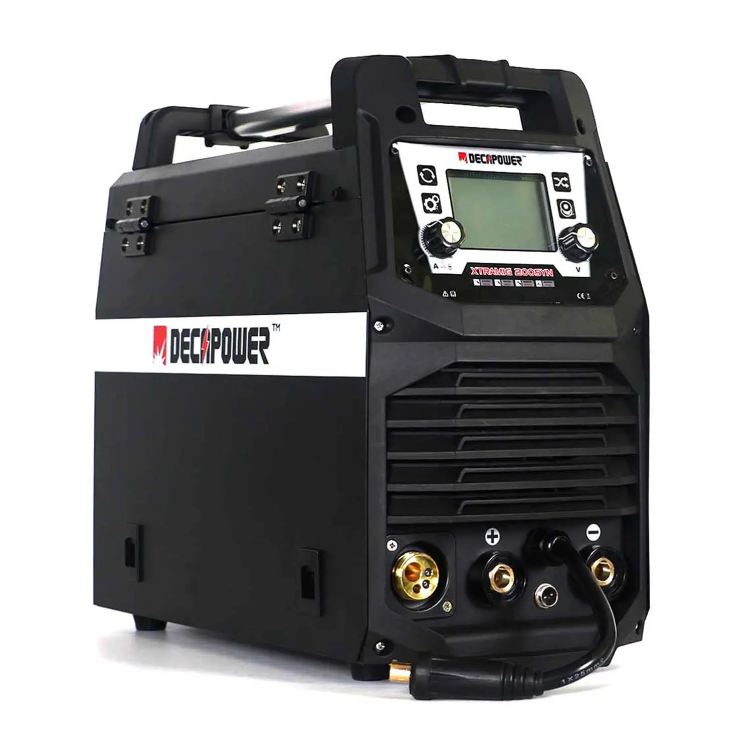 Decapower onduleur synergique portable igbt Mig mag tig mma 200A Co2 gaz machine de soudage sans gaz