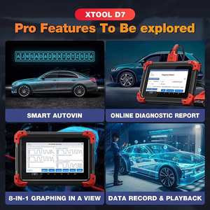 Newest XTOOL D7 OBD2 Automotive All System Diagnostic Tool Code Reader <strong>Key</strong> <strong>Programmer</strong> with 36+ Reset Functions