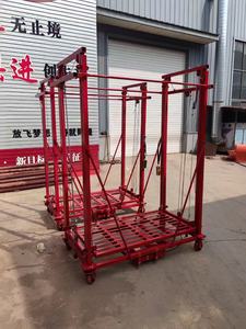 Platform pengangkat perancah listrik dapat dilipat, pengangkat listrik konstruksi dalam ruangan dengan model pengangkat listrik Motor - Product Image 2