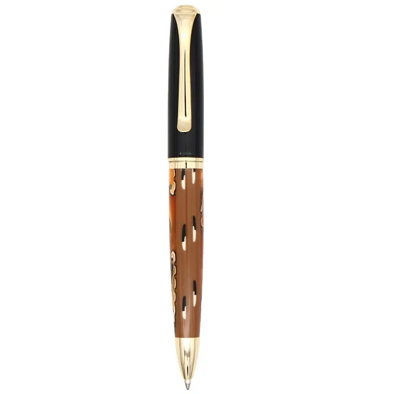 Lingmo caneta de metal e acrílica de luxo, de alta qualidade com logotipo personalizado
