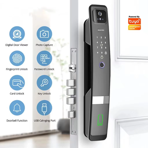 Güvenlik parmak izi akıllı kilitler Anti hırsızlık ev kapı kilidi WIFI Tuya uzaktan kilidini elektronik otomatik Doolock - Product Image 2