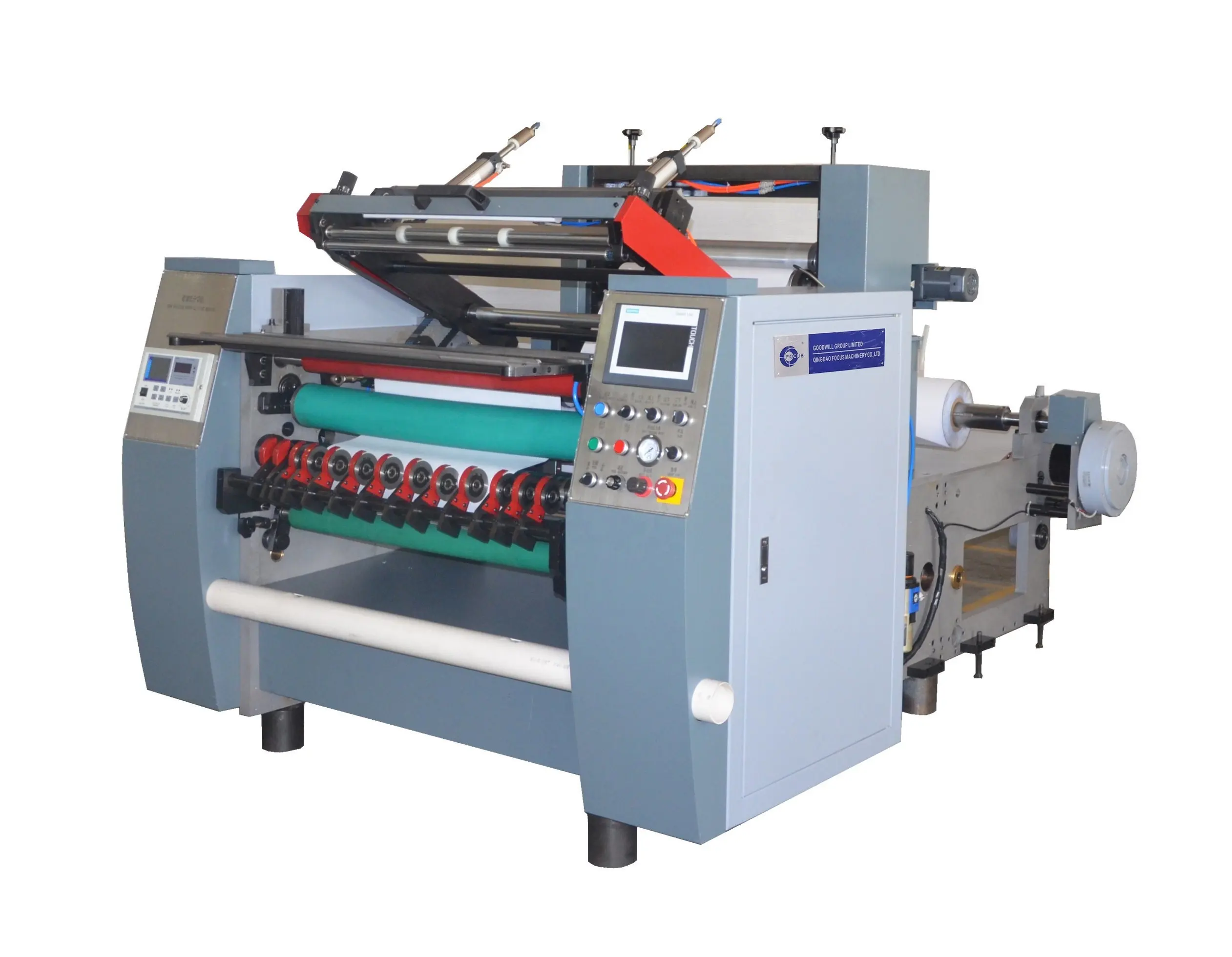 FOCUS Cash Register Roll Slitting Machine for slitting thermal paper or NCR paper