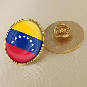 Sản xuất bán buôn venezuela cờ kim loại huy hiệu lòng yêu nước quốc gia ve áo <span class=keywords><strong>pin</strong></span> tùy chỉnh quốc gia quốc gia venezuela <span class=keywords><strong>Pin</strong></span> huy hiệu - Product Image 3