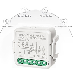1CH <strong>Zigbee</strong> Curtain Switch Relay Module APP Voice Remote Control Tuya Curtain Shutter Switch - Product Image 2