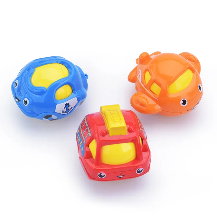 Amphibious baby educational colorful bead sliding child model car toy for kids