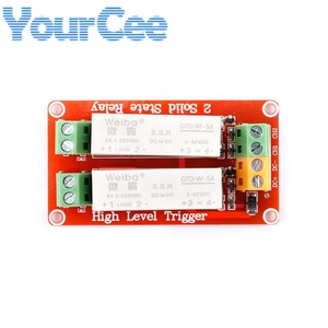 5A 1 2 Channel Way <strong>Relay</strong> Module High Level Trigger DC Solid State <strong>Relay</strong> Module Control Board Single Phase Device Electrical - Product Image 3