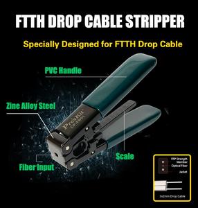 Fiber optik fusion ekleme mekanik ekleme ve yama kablosu sonlandırma prosedürü için pk-9458 profesyonel FTTH araç kiti - Product Image 5