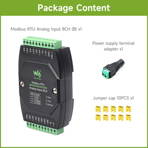<strong>Modbus</strong> <strong>RTU</strong> <strong>Analog</strong> <strong>Input</strong> 8CH (B) Waveshare Industrial <strong>Modbus</strong> <strong>RTU</strong> 12-bit High-precision Supports Voltage and Current Acquisition - Product Image 6