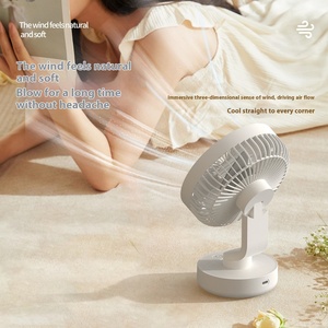 Hxtc88 Mới Trong Nhà Ngoài Trời <span class=keywords><strong>LED</strong></span> Ánh Sáng Ban Đêm Treo Mini Máy Tính Để Bàn Nhỏ Nhỏ Có Thể Sạc Lại USB Bàn Bảng Fan Với Cơ Sở Móc - Product Image 3