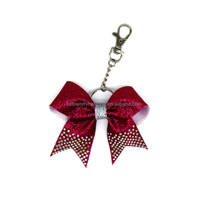 Bling Crystal <strong>Cheer</strong> <strong>Bow</strong> Cheerleading <strong>Cheer</strong> Keychain <strong>Cheer</strong> <strong>Bow</strong> Keychain for Cheerleader - Product Image 3
