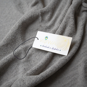 クリアデザイン自動ハングタグ耐久性PVCゴム製プラスチックジッパーエンボス服リボンパターンナイロン弾性弦ハングタグ - Product Image 5