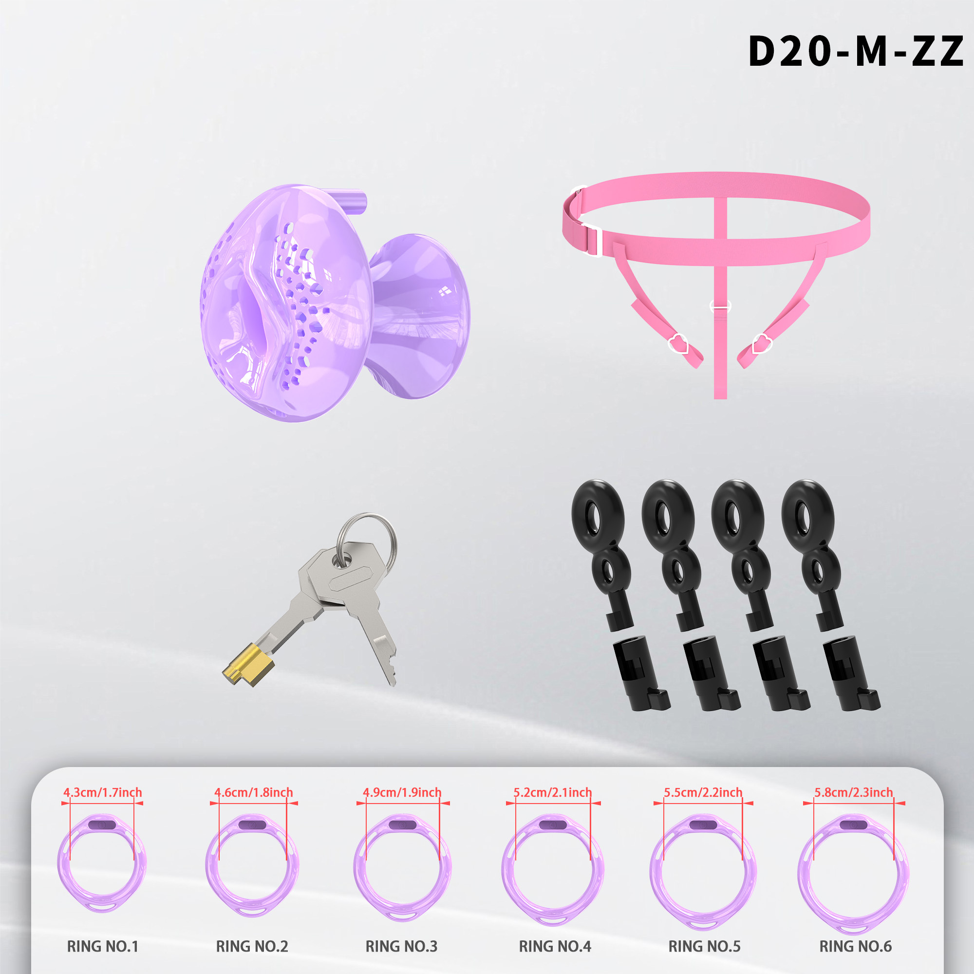 M-Violet + Ceinture