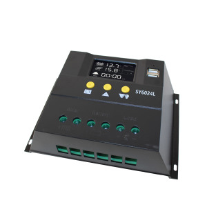Nuovo 30A 60A caricatore solare Controller 12V/24V/48V MPPT PWM con Display LCD per sistema solare - Product Image 1