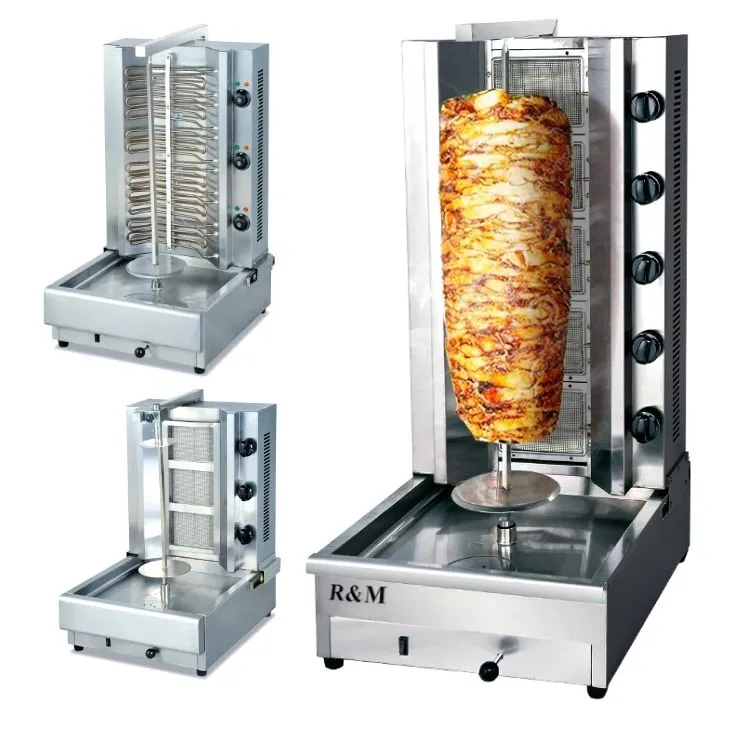 Maquina appareils chawarma machine pour faire un kabab pour pain de chawarma prix quatre kebab boutique équipement machine kebab turquie