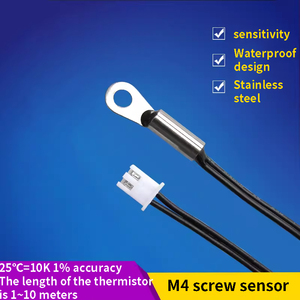 Sonda de sensor de termistor de valor 10K-B de alta precisión Sonda de control de temperatura de uso industrial 3435100K/3950 Compatible con OEM y ODM - Product Image 5