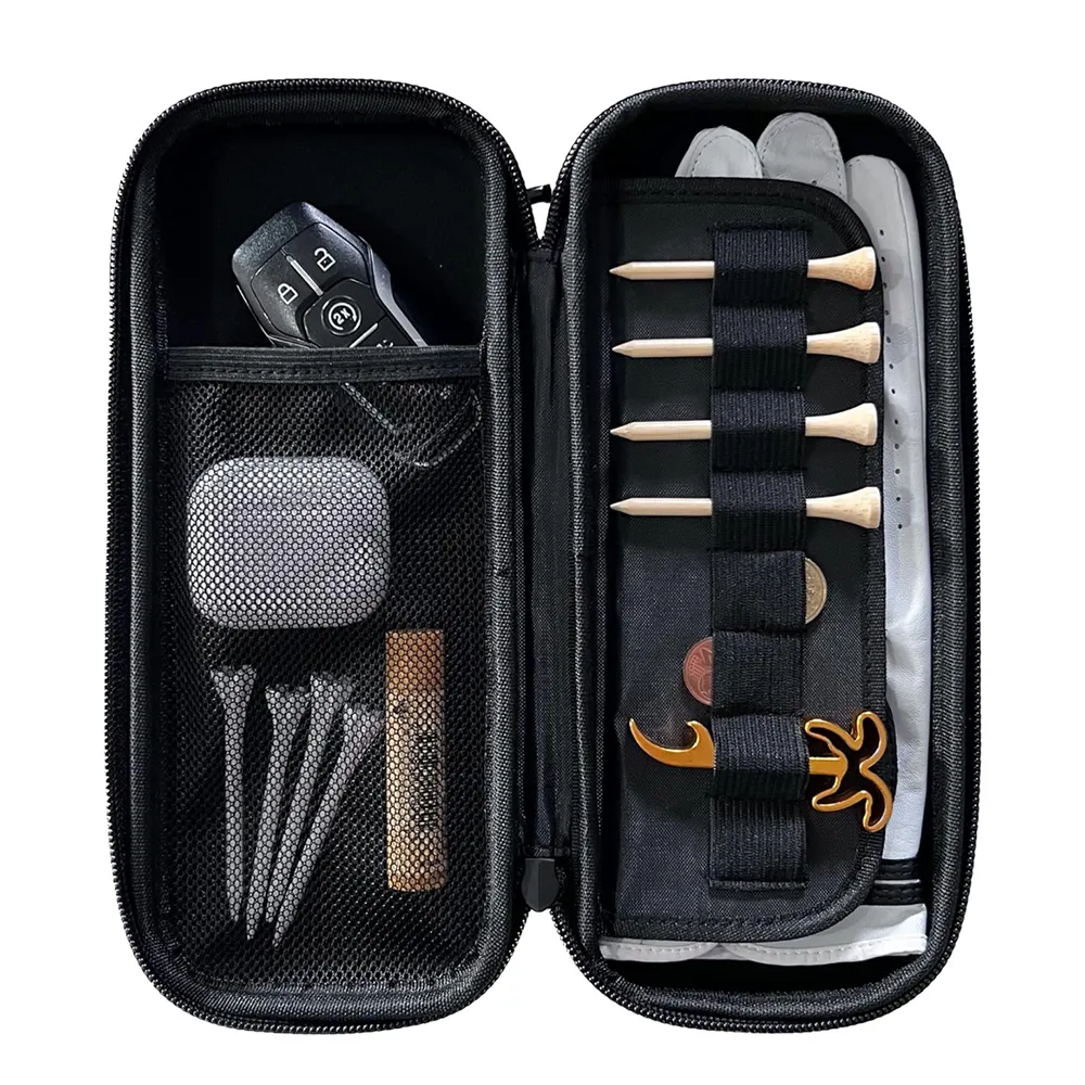 Customized EVA Hard Shell Outdoor Travel Portable Golf Gloves Holder Protective Tool Case