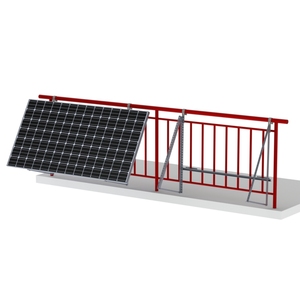 Алюминиевая полная солнечная панель монтажная конструкция балкона PV Панель монтажный комплект с контроллером MPPT и литий-ионным аккумулятором - Product Image 3