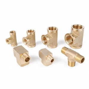 Brass Pipe Fitting With 1/4 1/8 NPT Male Thread And Female Thread Adapter Elbow Plumbing Pipe Fitting