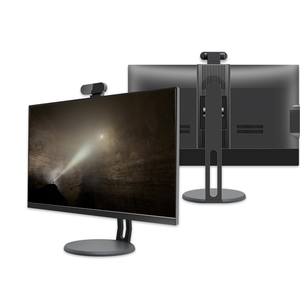 YCTipc 23.8 pollici LED LCD di alta qualità Built-In batteria Desktop CPU Computer Gaming Webcam Business tutto in un I5-10870H PC - Product Image 1