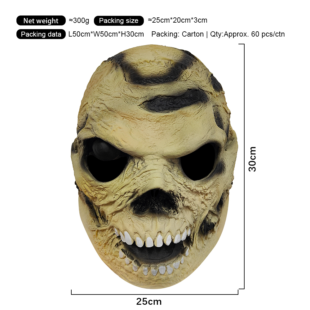 Yellow Skull Mask