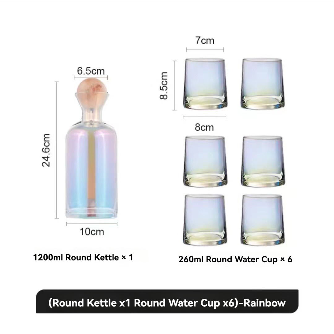 Rainbow-1 Kettle+6 Cups