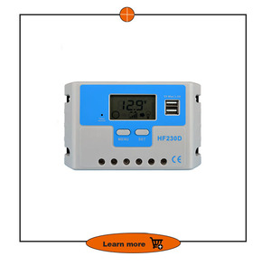 Умный Солнечный контроллер Pwm 30a 12v/24v контроллер солнечного заряда с USB-системой выключения - Product Image 1