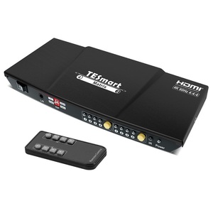 TESmart 4x2 4K 60hz HDMI矩阵切换器，带音频提取左/右辅助音频输出视频开关分离器 - Product Image 1