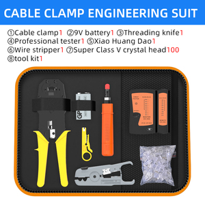 Netzwerkreparatur-Toolkit Rj45 Rj11 Rj12 Netzwerk-LAN-Kabel tester Rj45 Crimper-Crimpzangen-Werkzeugs atz