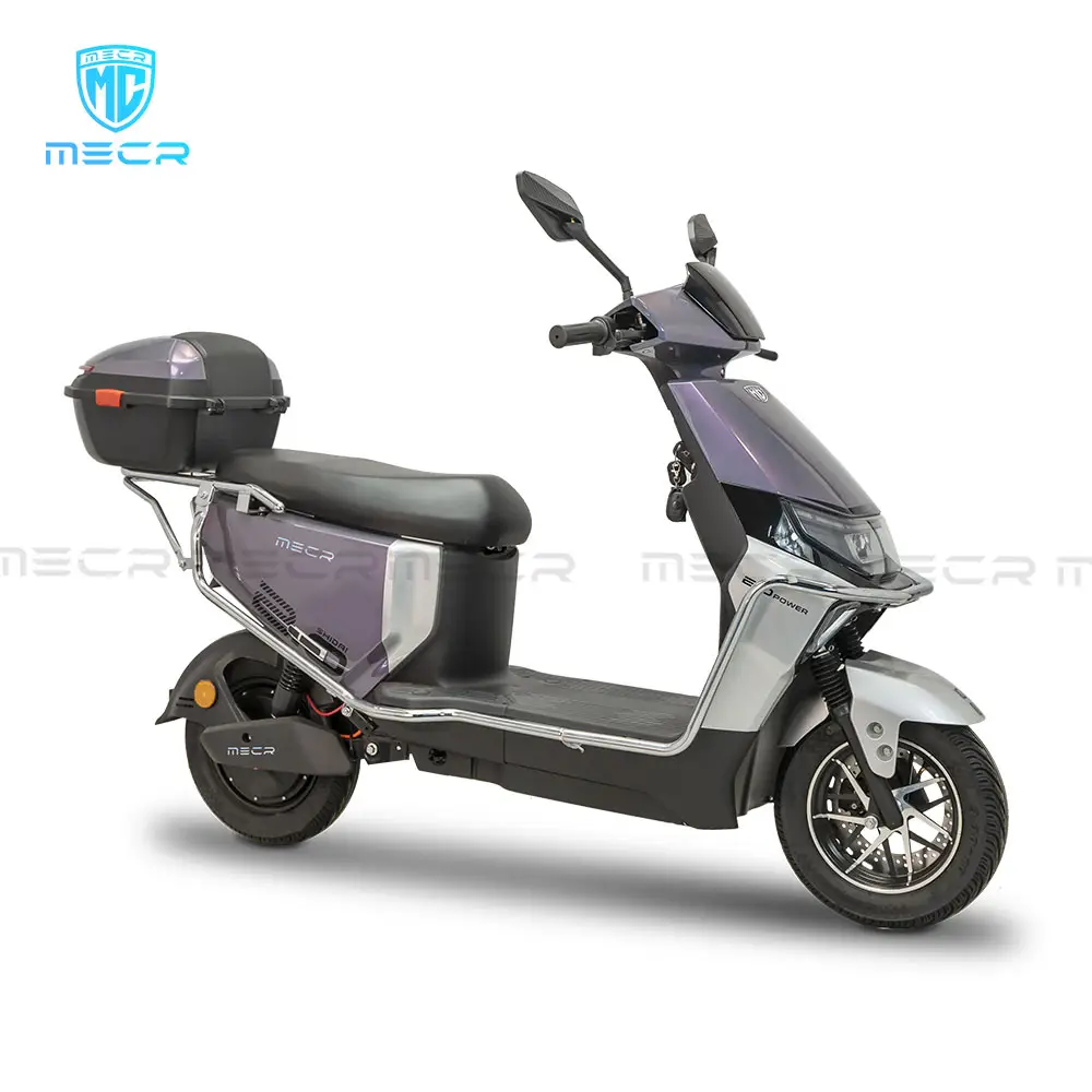 Skuter listrik 1000w MECR dengan baterai litium 60V ganda, pengiriman baterai murah sekali pakai, sepeda motor listrik china