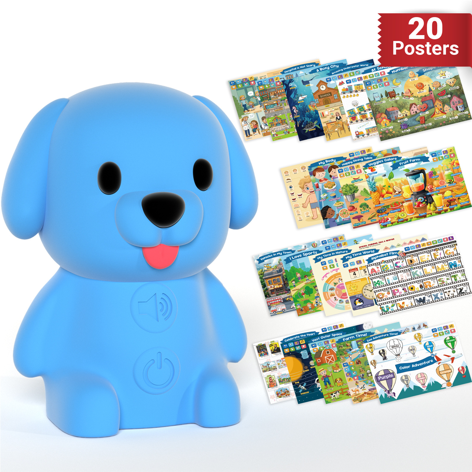 Cachorro azul-20 póster de escena-10 imágenes