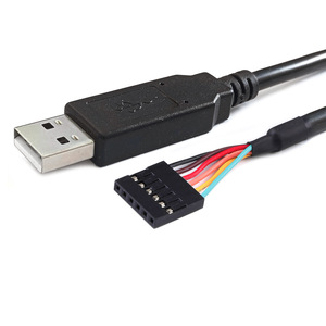 Custom Cable <strong>USB</strong> to RS485 Level <strong>Serial</strong> UART Converter Cable FTDI Chipset 6 Way Wire End Stripped Cable <strong>USB</strong> RS485 - Product Image 6