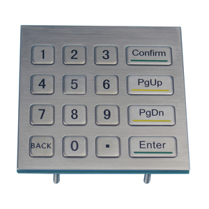 16 <strong>Keys</strong> matrix Stainless Steel Parcel Locker Metal Keypad with Flat <strong>Keys</strong> - Product Image 6
