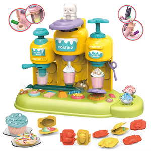 เครื่องทำไอศครีมดินเหนียวหลากสีเครื่องของเล่น DIY ของเล่นกระตุ้นประสาทสัมผัสดินเหนียวโพลิเมอร์22ชิ้น - Product Image 1