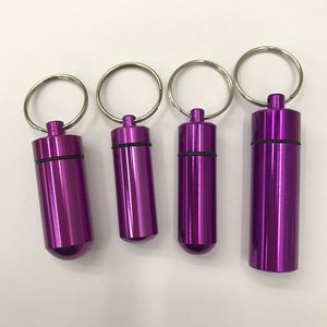 プロモギフトロゴプリント防水アルミミニピル薬箱ケースホルダーコンテナカプセルボトル - Product Image 5