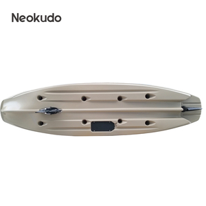 NEOKUDO Sit On <span class=keywords><strong>Top</strong></span> 10Ft Pedal de accionamiento de pie Kayak de pesca Kayak estable Pesca Con Pedal una persona con sistema de pedal
