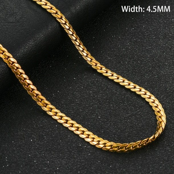 Gold 4.5mm wide