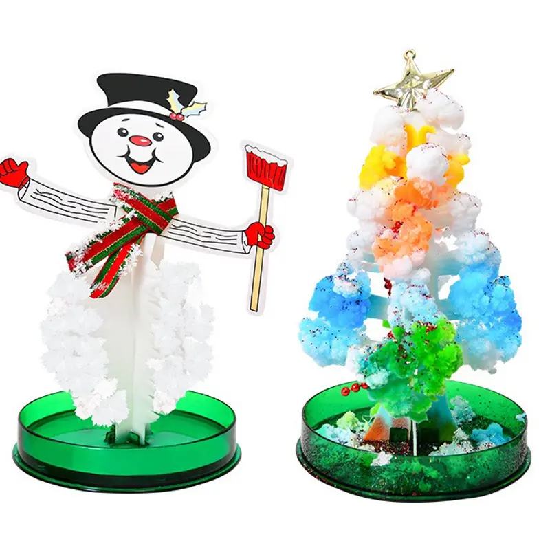 Miniárbol mágico de Navidad para adultos y niños, decoración de árbol de Navidad con flor de riego, regalo creativo, gran oferta de Amazon