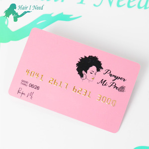 定制塑料名片芯片PVC信用卡磁性Visa会员卡 - Product Image 3