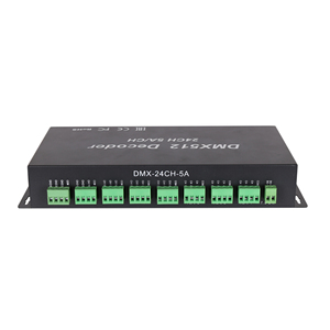 1CH 3CH 6CH 24CH DMX LED DC6-24V denetleyici dekoder, led dekoder DMX 512 - Product Image 4